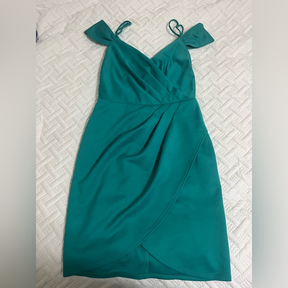Beautiful cocktail dress - teal like color
